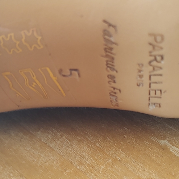 Parallele Paris France woman's thigh high gray suede leather boots UK 5 US 7 - Picture 8 of 16